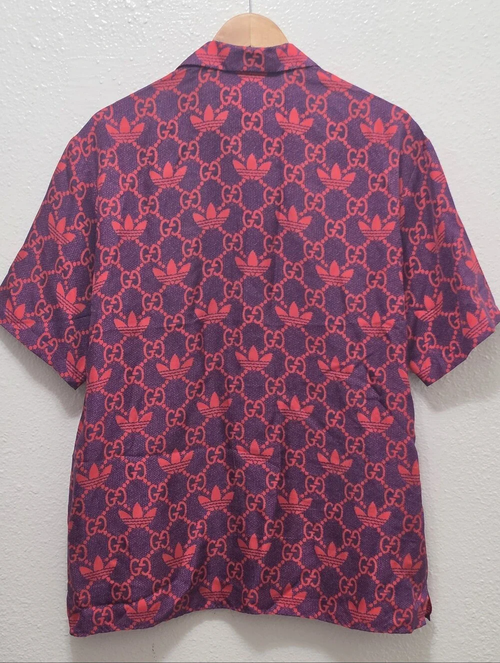 Gucci x Adidas Bowling Shirt, M